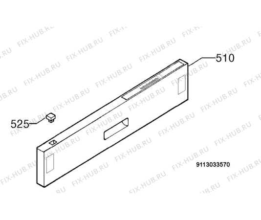 Взрыв-схема посудомоечной машины Zanussi ZDT431 - Схема узла Command panel 037