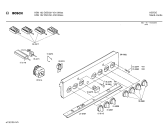 Схема №3 HSN102DSC с изображением Панель управления для духового шкафа Bosch 00290352