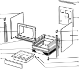 Схема №3 C805GEWH (F010501) с изображением Кольцо для духового шкафа Indesit C00123812