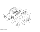 Схема №4 SE35T251SK с изображением Передняя панель для электропосудомоечной машины Siemens 00443990