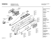 Схема №2 SE58A660 с изображением Вкладыш в панель для посудомоечной машины Siemens 00362307