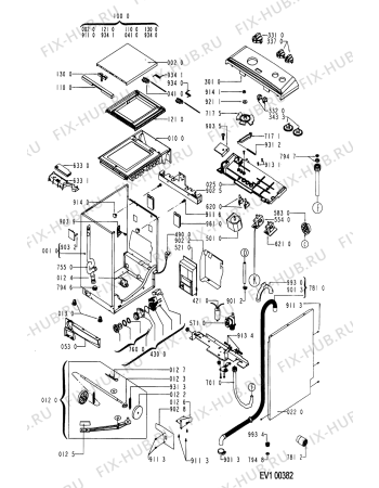 Схема №2 CR 606 00 IL с изображением Декоративная панель для стиралки Whirlpool 481245219794