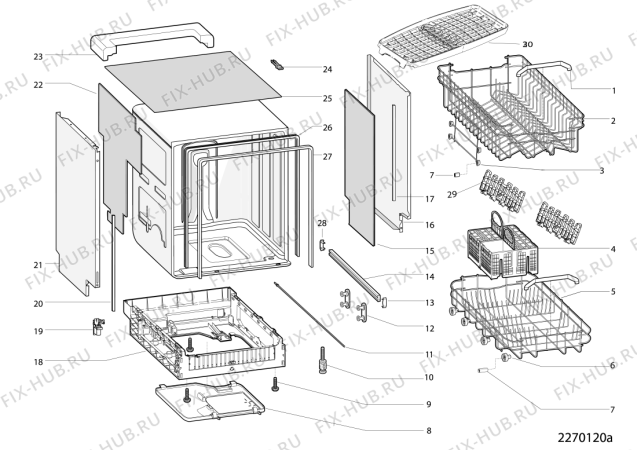 Схема №2 ADPU201WH (F096238) с изображением Микромодуль для посудомоечной машины Indesit C00521287
