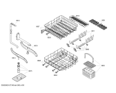 Схема №5 VVD54S01EU с изображением Передняя панель для посудомойки Bosch 00644851