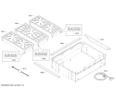 Схема №1 PCG305W Thermador с изображением Блок питания для плиты (духовки) Bosch 12024412