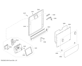 Схема №5 SMI53E05TR с изображением Панель управления для электропосудомоечной машины Bosch 00705697
