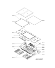 Схема №1 SIM562D1 (F101667) с изображением Поверхность для плиты (духовки) Indesit C00398333