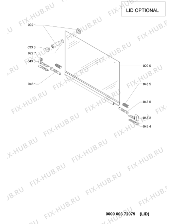 Схема №1 AKT 760/IXL с изображением Втулка для духового шкафа Whirlpool 481062506521
