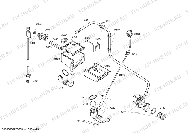 Схема №1 WM12E42XEP с изображением Панель управления для стиралки Siemens 00662852