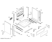 Схема №6 HCE854823C с изображением Фронтальное стекло для электропечи Bosch 00771028