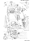 Схема №1 G511VGHUK (F022019) с изображением Клавиша для стиральной машины Indesit C00064957