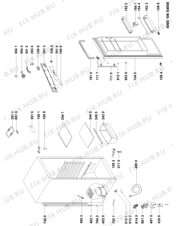 Схема №1 WME1640W1 (F091178) с изображением Индикаторная лампа для стиральной машины Indesit C00313808