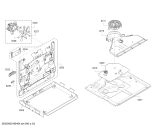 Схема №4 CH832450 с изображением Панель управления для плиты (духовки) Bosch 11019243