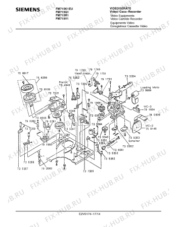 Схема №8 FM713V1 с изображением Инструкция по эксплуатации для стереоаппаратуры Siemens 00530854
