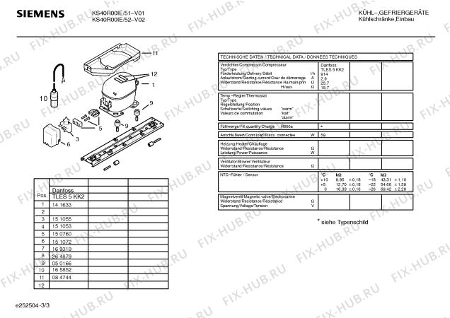 Схема №1 KS40R420IE с изображением Дверь для холодильника Bosch 00235123