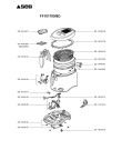 Схема №1 FF101700/8D с изображением Ручка для электрофритюрницы Seb SS-984542