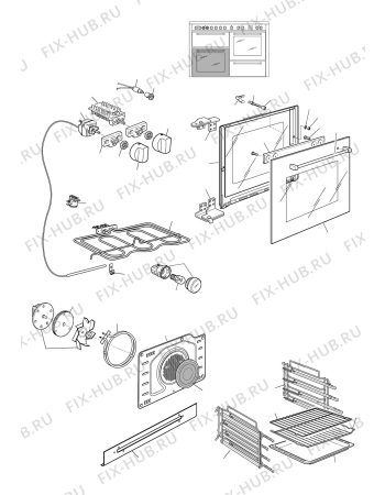 Схема №2 A1346G с изображением Холдер для плиты (духовки) DELONGHI 51B13001