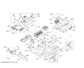 Схема №3 HBC86P723 с изображением Набор кнопок для электропечи Bosch 00612992