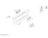 Схема №6 ZED25W40EU с изображением Набор кнопок для посудомойки Siemens 00623668