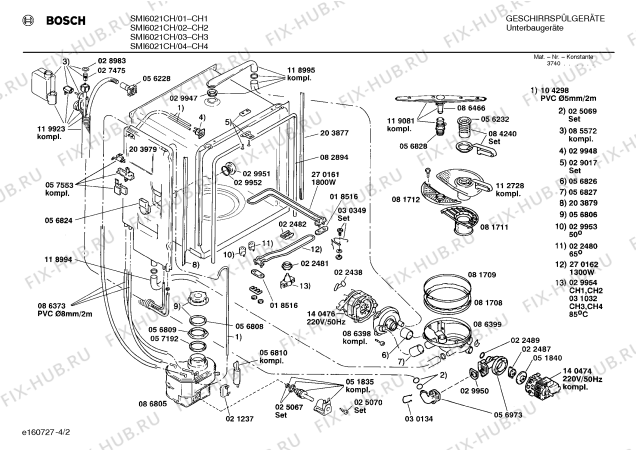 Схема №3 SMI6021SK SMI6021 с изображением Вкладыш в панель для посудомоечной машины Bosch 00119053