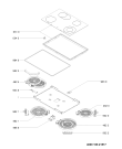 Схема №1 EKM 4462/01 IN с изображением Уплотнитель двери для духового шкафа Whirlpool 481061090444