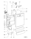 Схема №2 ADP 5440/2 WH с изображением Обшивка для посудомойки Whirlpool 481245371356