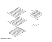 Схема №4 HBL8750UC с изображением Крепежный набор для плиты (духовки) Bosch 00684560