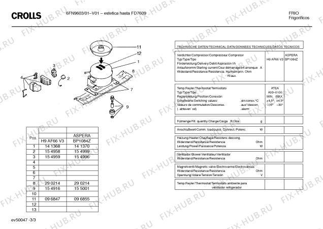 Схема №2 5FN170E с изображением Вытяжной канал для холодильника Bosch 00096847