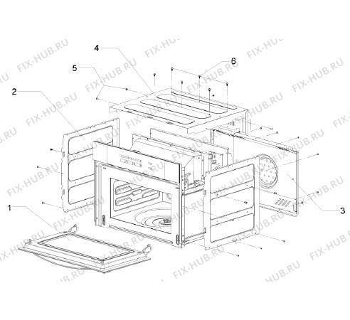 Взрыв-схема микроволновой печи Gorenje CBM9000E (166661, BT32CF2) - Схема узла 10