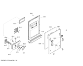 Схема №5 S49T55N1EU с изображением Передняя панель для посудомойки Bosch 00447094