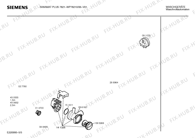 Схема №2 WP77210 SIWAMAT PLUS 7721 с изображением Инструкция по эксплуатации для стиралки Siemens 00515346