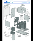 Схема №1 LATTISSIMA ONE F111 W с изображением Термопредохранитель для электрокофемашины DELONGHI 5013256381