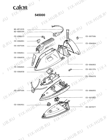 Схема №2 545000 с изображением Крышка для электропылесоса Calor RS-RB0895