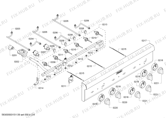 Схема №2 PCG304G с изображением Соединительный кабель для плиты (духовки) Bosch 00653141