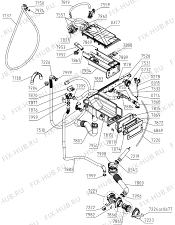 Взрыв-схема стиральной машины Asko W6124X.W (575282, WM85.242B5) - Схема узла 06