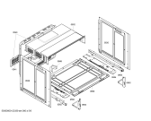 Схема №3 HEN300551 с изображением Панель управления для духового шкафа Bosch 00662959