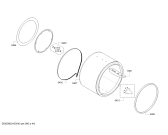 Схема №1 WTW86391 с изображением Кольцо для сушилки Bosch 00706412