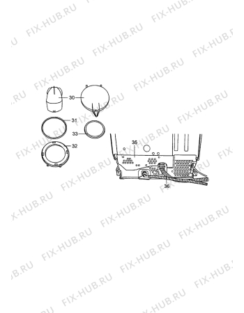 Взрыв-схема посудомоечной машины Aeg FAV4951 i/Weiss - Схема узла Water softener 066