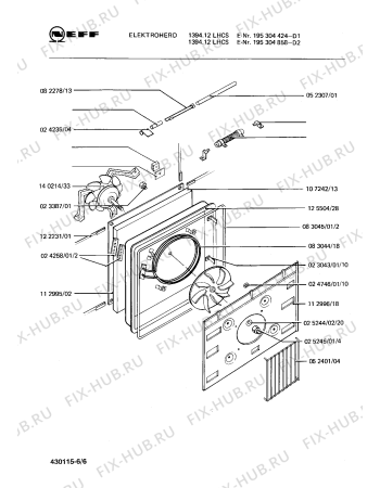 Схема №1 195305160 1394.11LCS с изображением Переключатель для духового шкафа Bosch 00024805
