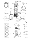 Схема №1 208189104407 PRF0097 с изображением Моторчик для вентиляции Whirlpool 482000015325