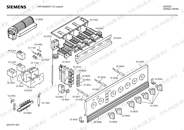 Схема №3 HR77020 с изображением Антенна для плиты (духовки) Siemens 00092262