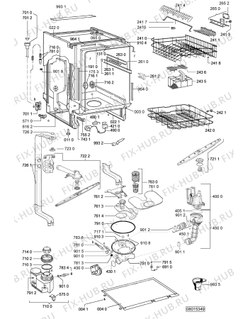 Схема №2 GSUS 4301 с изображением Модуль (плата) управления для посудомойки Whirlpool 480140100978