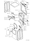 Схема №1 AWZ 3789 с изображением Дверь (люк) Whirlpool 480112100577