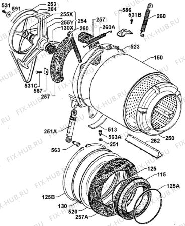 Взрыв-схема стиральной машины Arthurmartinelux AW897F - Схема узла Boiler