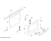 Схема №3 HBA41B350J с изображением Панель управления для духового шкафа Bosch 00674186