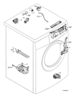 Схема №3 JLWM1203 с изображением Модуль (плата) для стиралки Electrolux 973914521851001