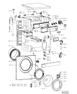 Схема №2 AWV 472 с изображением Декоративная панель для стиралки Whirlpool 481245210538