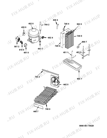 Схема №5 KSN 7070/A-IN с изображением Обшивка для холодильника Whirlpool 481246049573