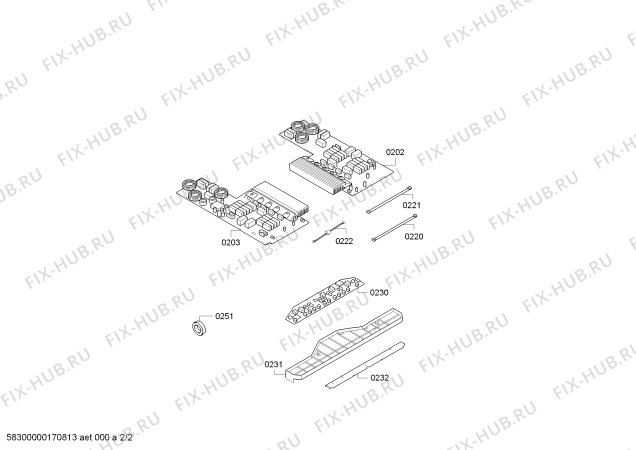 Схема №1 T43D80N2 IH6.1 - Standard с изображением Стеклокерамика для духового шкафа Bosch 00689785