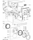 Схема №1 AWO/D 7210 с изображением Обшивка для стиральной машины Whirlpool 480111100586